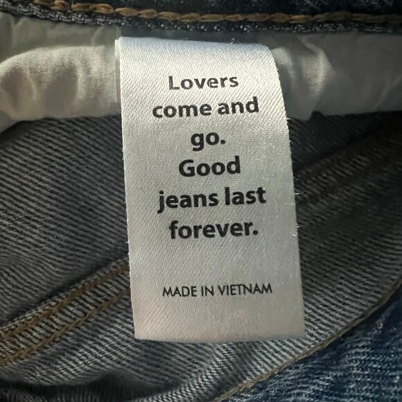 PacSun Woman’s Button Fly Straight Leg Light Wash Dad Jean- Size 28 - Picture 4 of 12